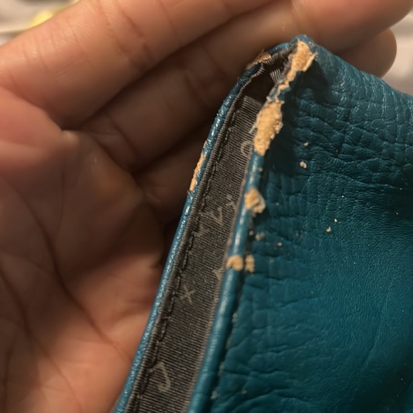 Olivia + Joy gold and teal purse - Picture 5 of 5